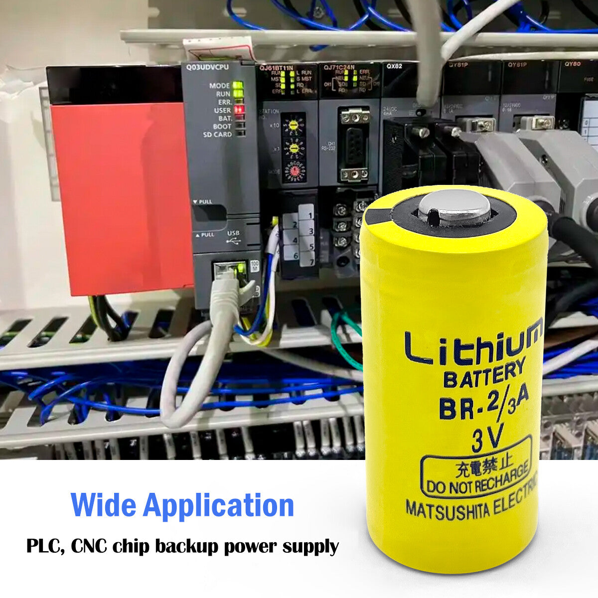 PLC Chip Data Backup Power 3V Primary Battery BR-2/3AG BR-A BR-AG BR-C CR17335