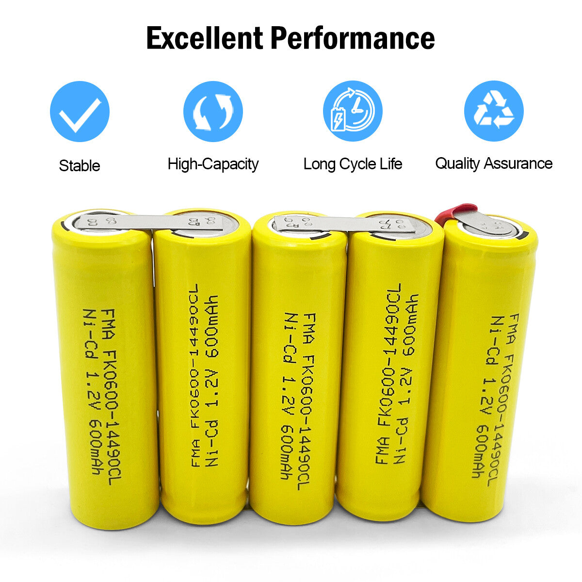 BA225030 Crane Controller Home Alarm System 6V 600-2000mAh Ni-MH Battery