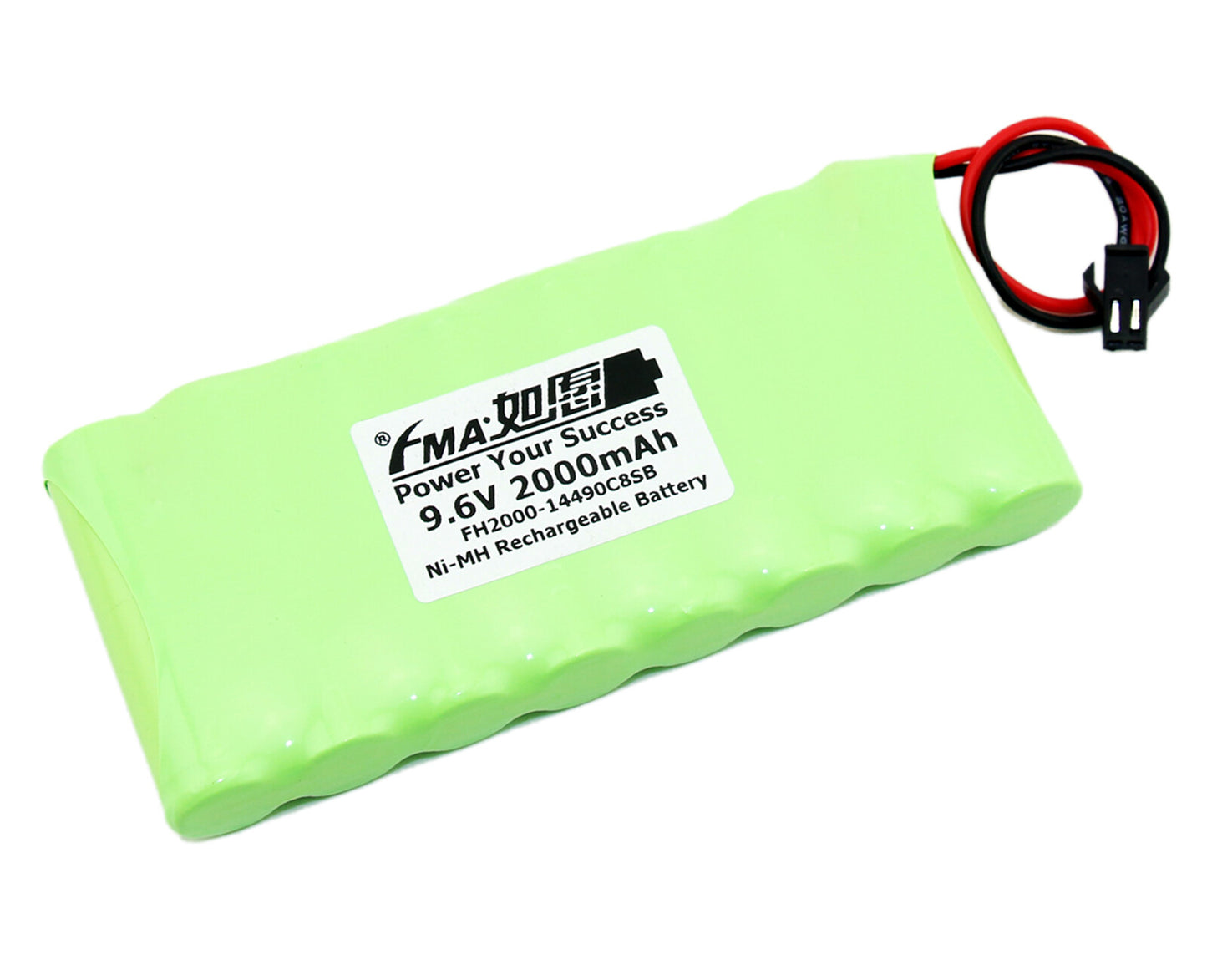 FMA 9.6V 600-2000mAh Ni-MH Rechargeable Battery for Emergency Door LED Light