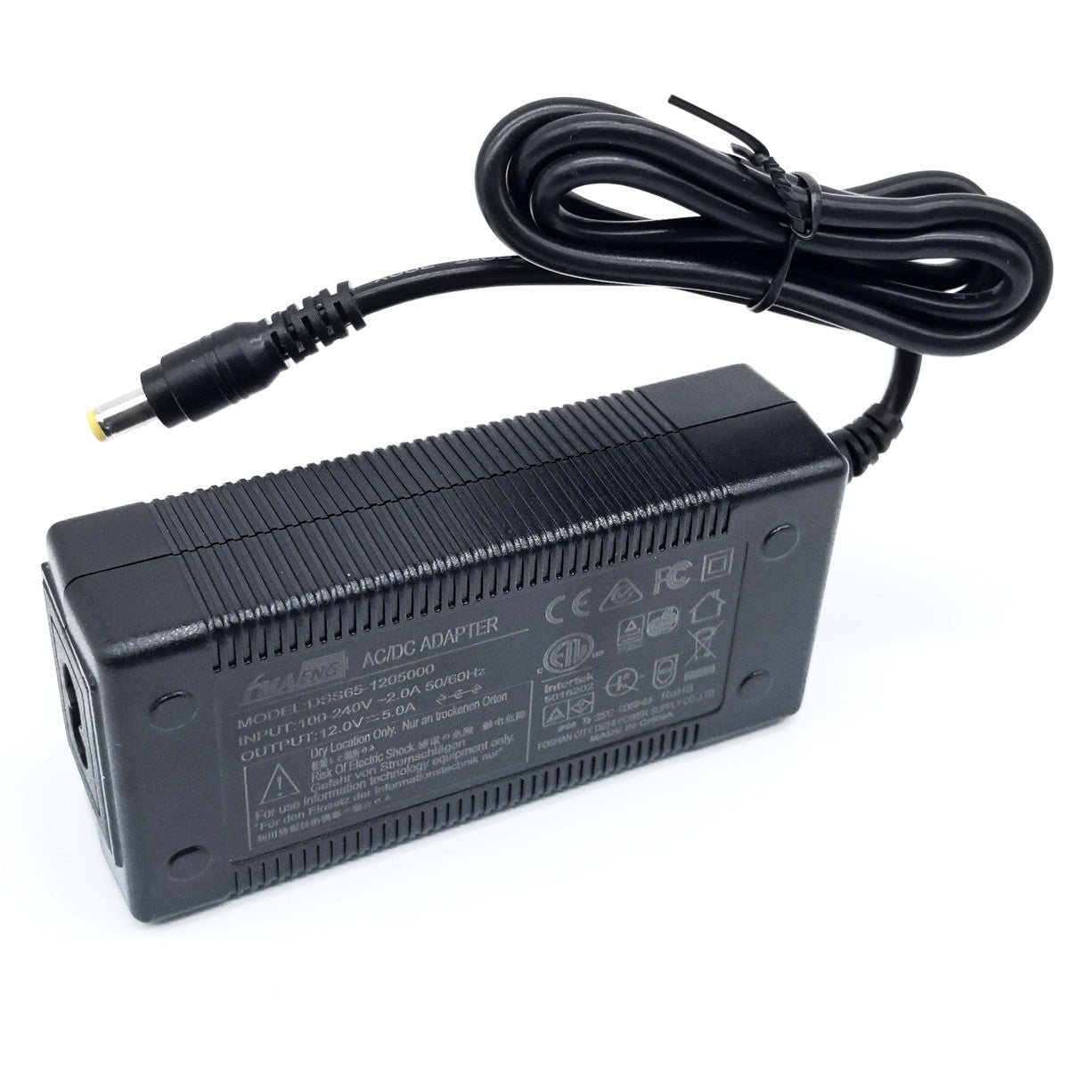 Security Audio Equipment LED Strip LCD display 12V 5A 60W Power Supply Adapter