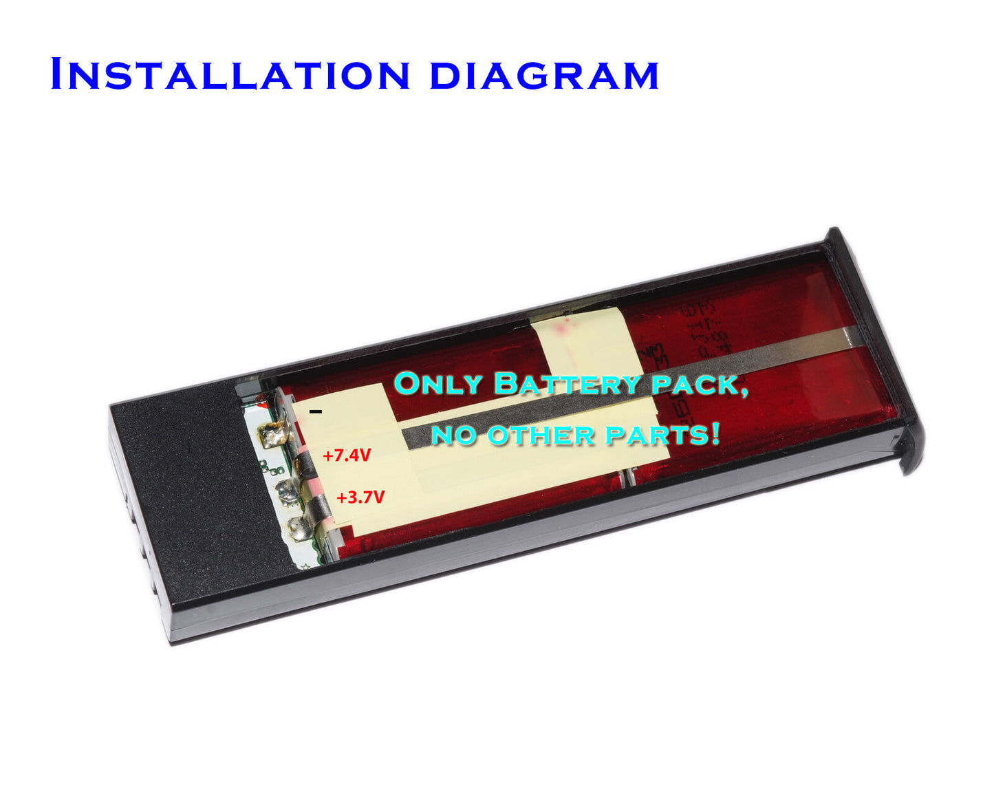 DIY Leica Digital Modul-R Camera Power by 103450 7.4V 2350mAh Li-ion Battery