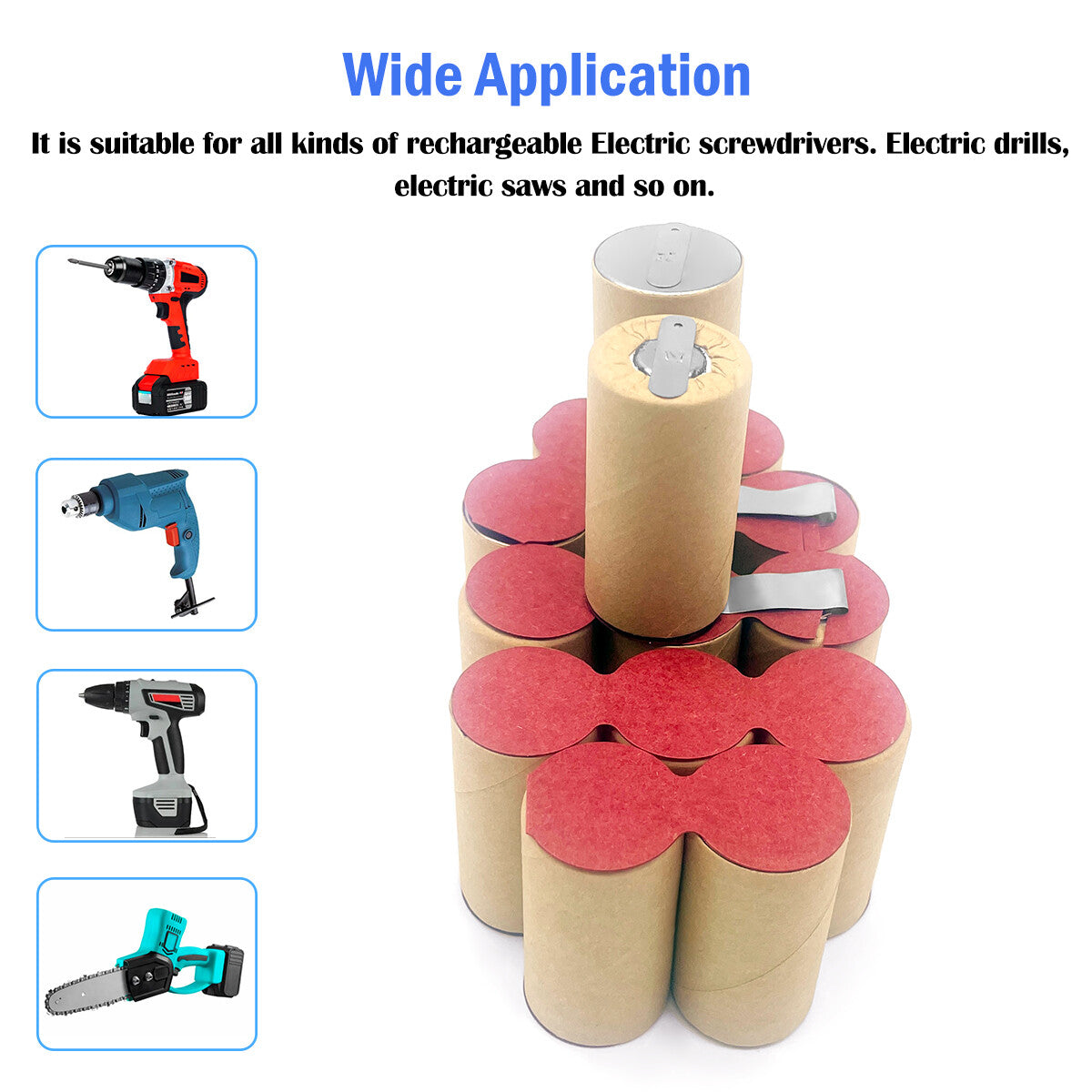FMA 18V 1.2-3AH Ni-MH Battery for Power tools Cordless Drill Screwdriver