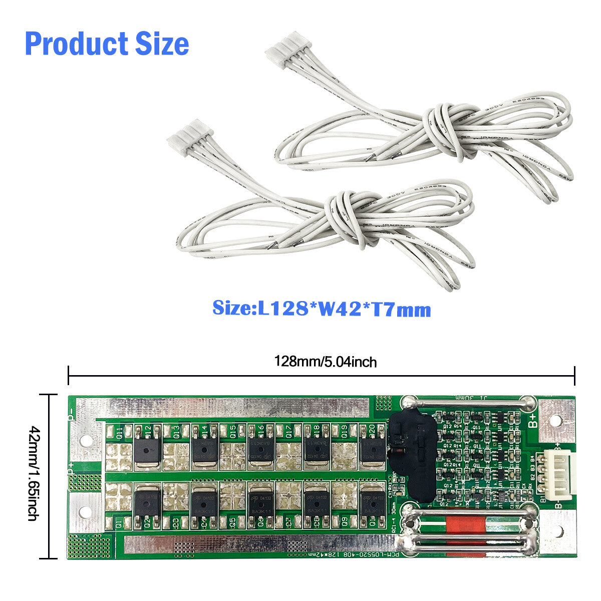 LiFePO4 5S 16V 12S 38.4V Li-Fe Battery Protect Circuit Management Board PCM BMS