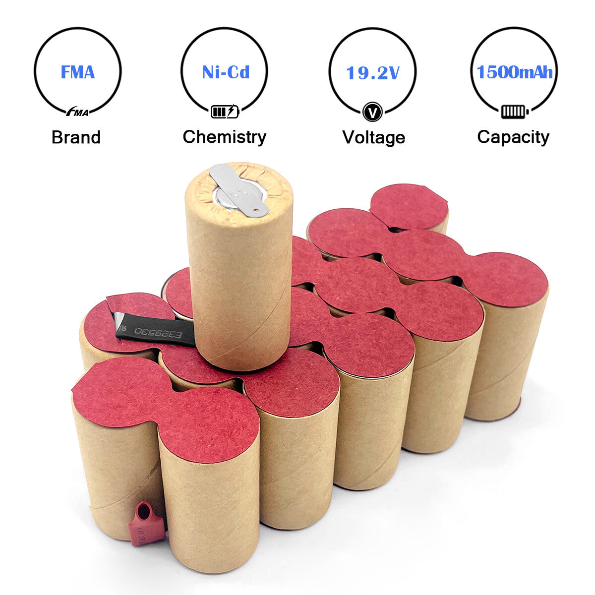 Kawasaki 691235 Cells to  Ni-MH 19.2v 1.2-3Ah Drill Screwdriver Battery DIY