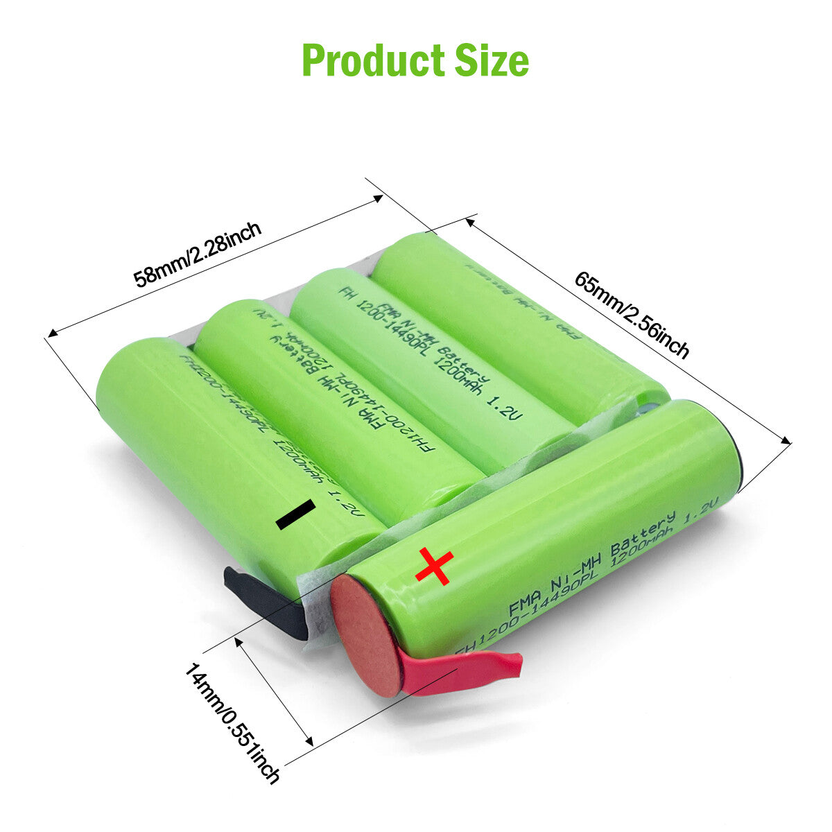 AccuScreen Fischer-zoth FZ-ACCU-T Hearing Screening Device 6V Ni-MH Battery