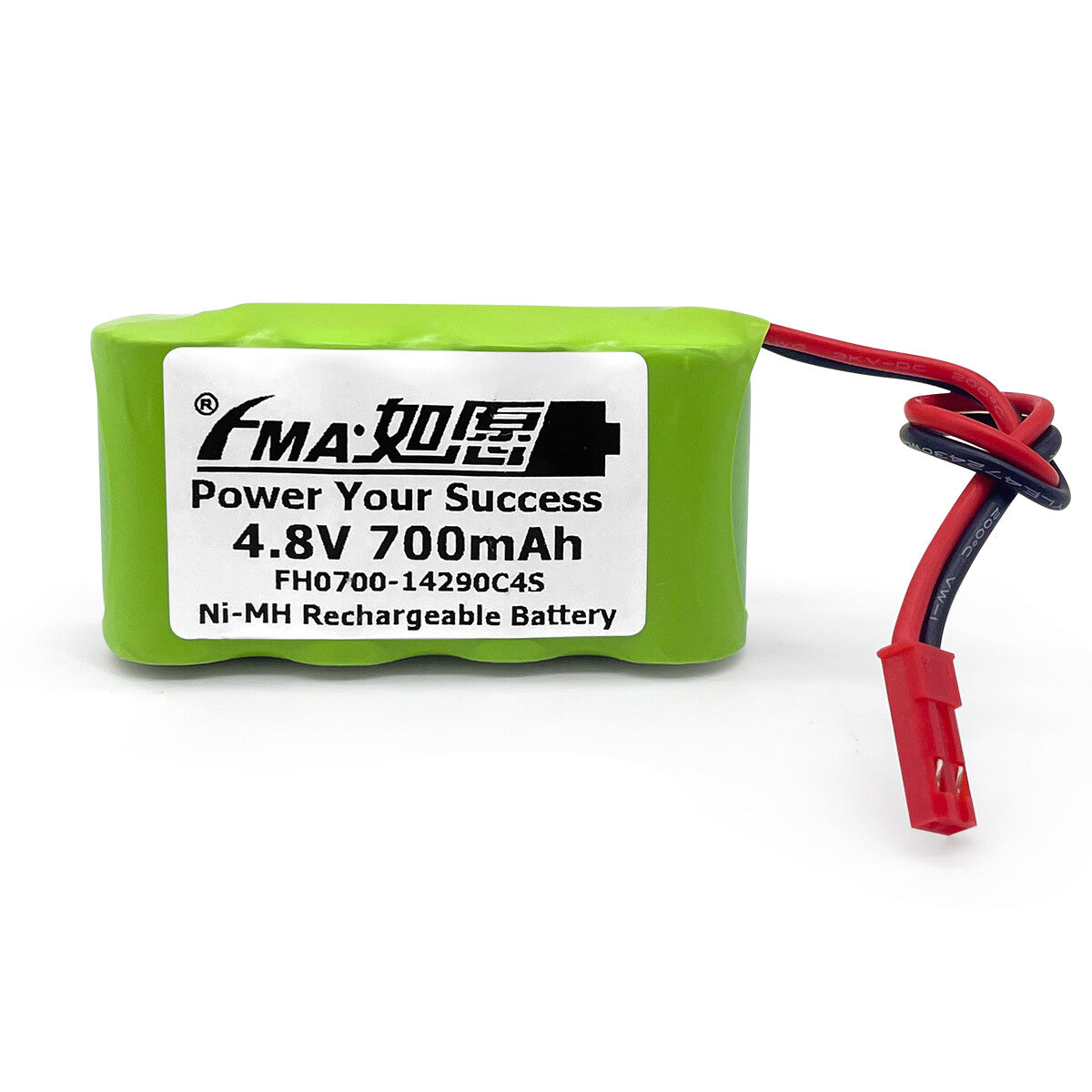 FMA 4.8V 500-700mAh Ni-MH Rechargeable Battery for Fishtank Glasss Robot