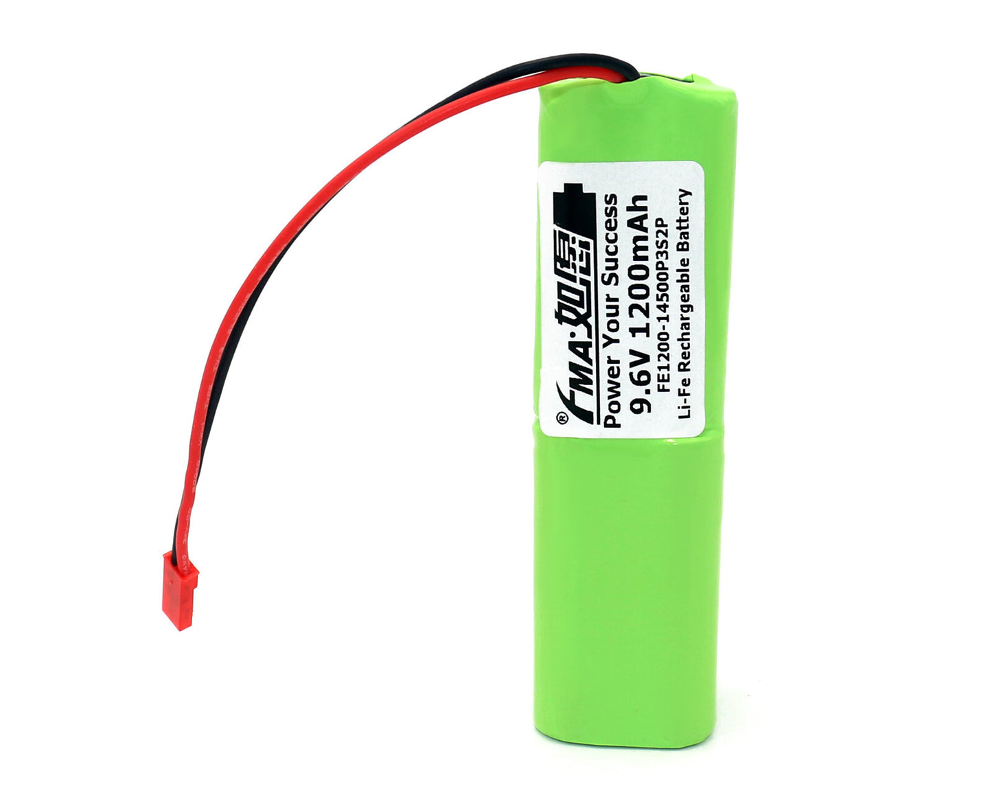 Wireless Remote Control Model Toy LiFePO4 Protected 9.6V 1200mAH Li-Fe Battery