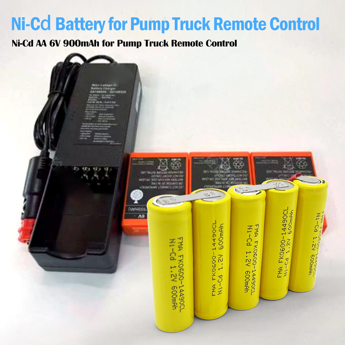 BA225030 Crane Controller Home Alarm System 6V 600-2000mAh Ni-MH Battery