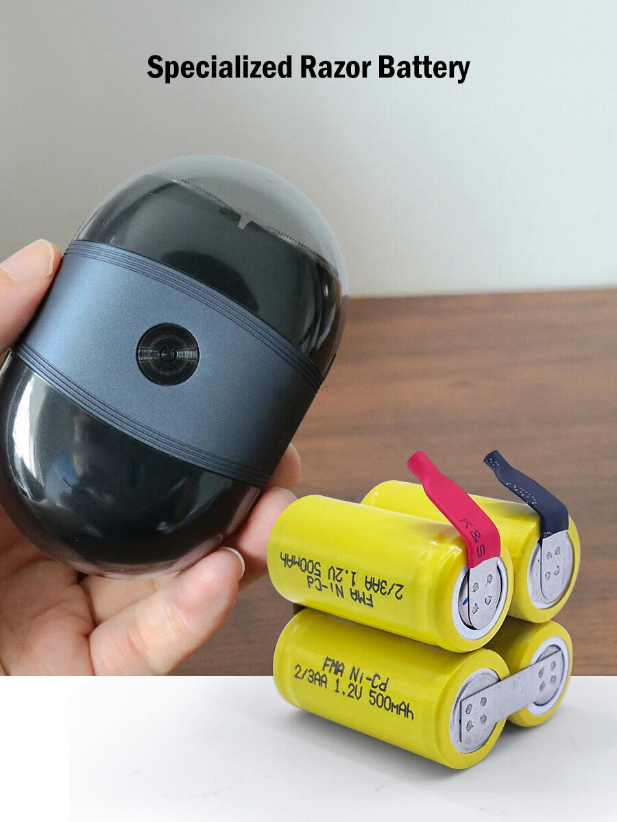 Wine Bottle Opener Shaver Razor Hair Removal Ni-MH 4.8V 0.5-0.7Ah Battery