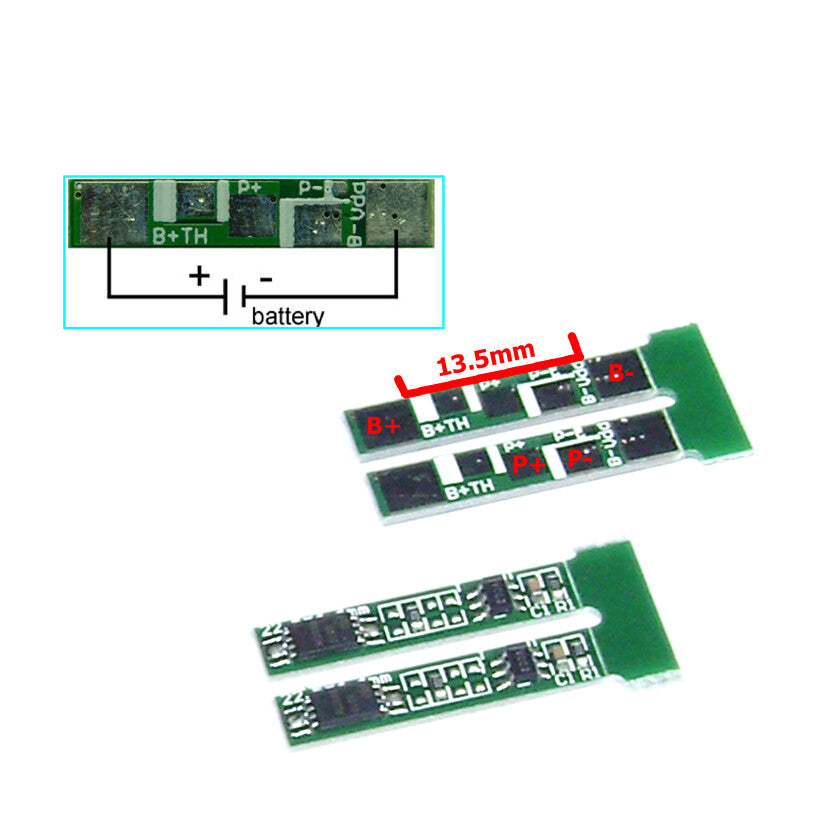 1S 3.6V 3.7V Li-ion Li-Po Battery Protection Circuit Board PCM BMS (Multiple Models Available)
