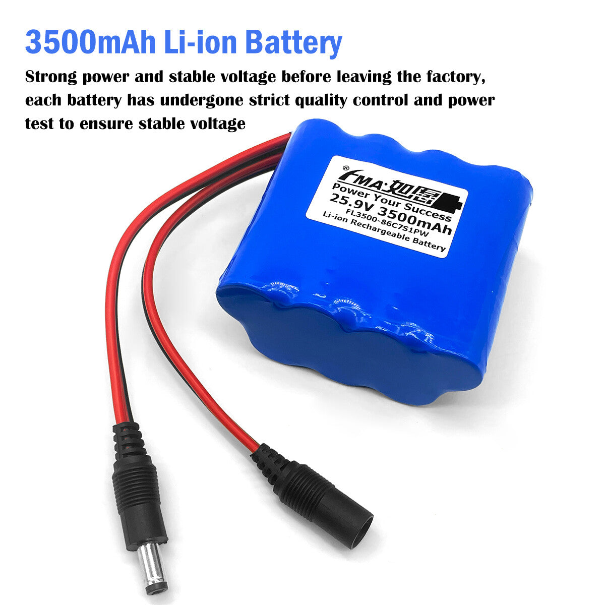25.2-25.9V 2.6-3.5Ah Li-ion Battery to Portable Testing Device Medical Equipment