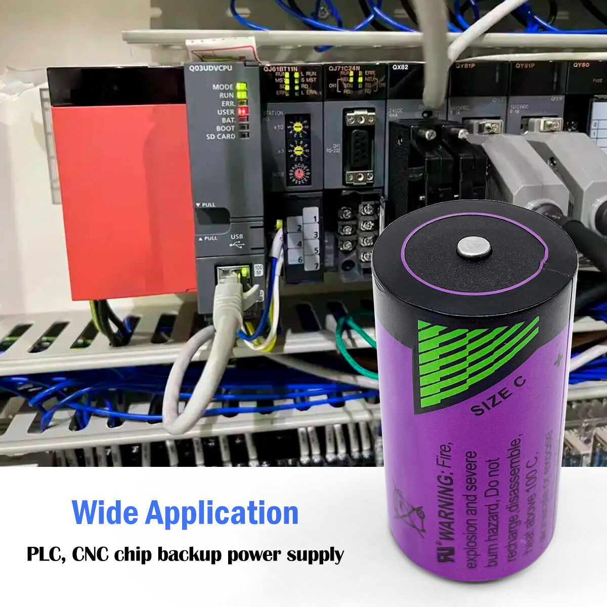 3.6V Primary Lithium Battery TL-5920 TL5903 TL5930 for PLC CNC Data Backup Power