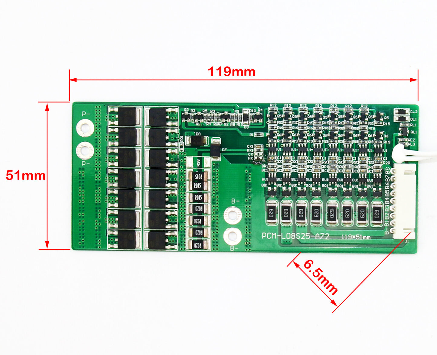 FMA 8S 28.8V 29.6V 5A Li-ion Li-Po Battery Protection Board BMS PCM Protection Circuit Management Board
