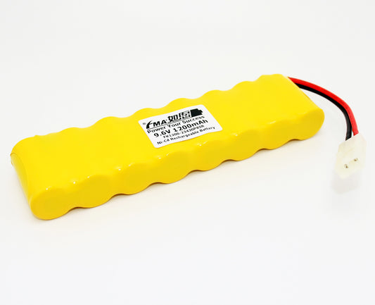 9.6V Ni-MH/Ni-Cd Battery for Luminous Voice Toys Cordless Drill Power Tools (1200-3000mAh)