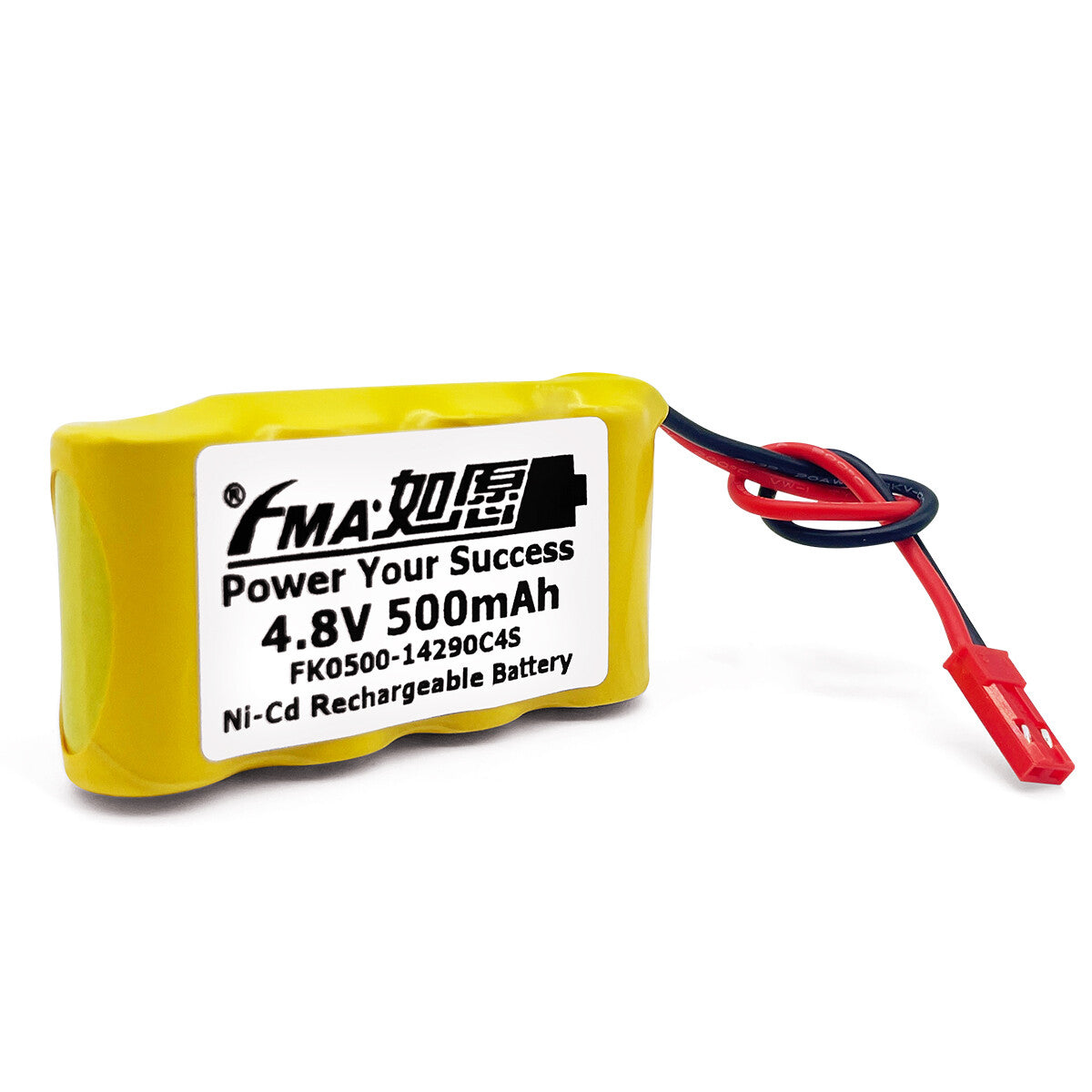 FMA 4.8V 500-700mAh Ni-MH Rechargeable Battery for Fishtank Glasss Robot