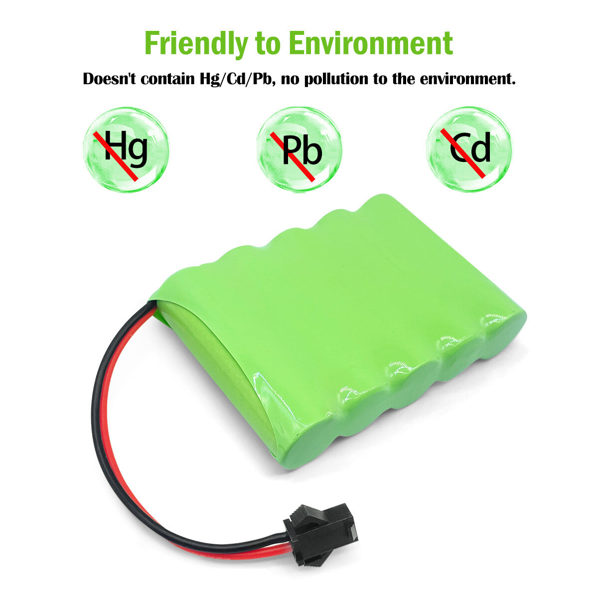 GC87C BA225030 Home Alarm system Power Model Toy 6V 0.6-2Ah Ni-MH Battery