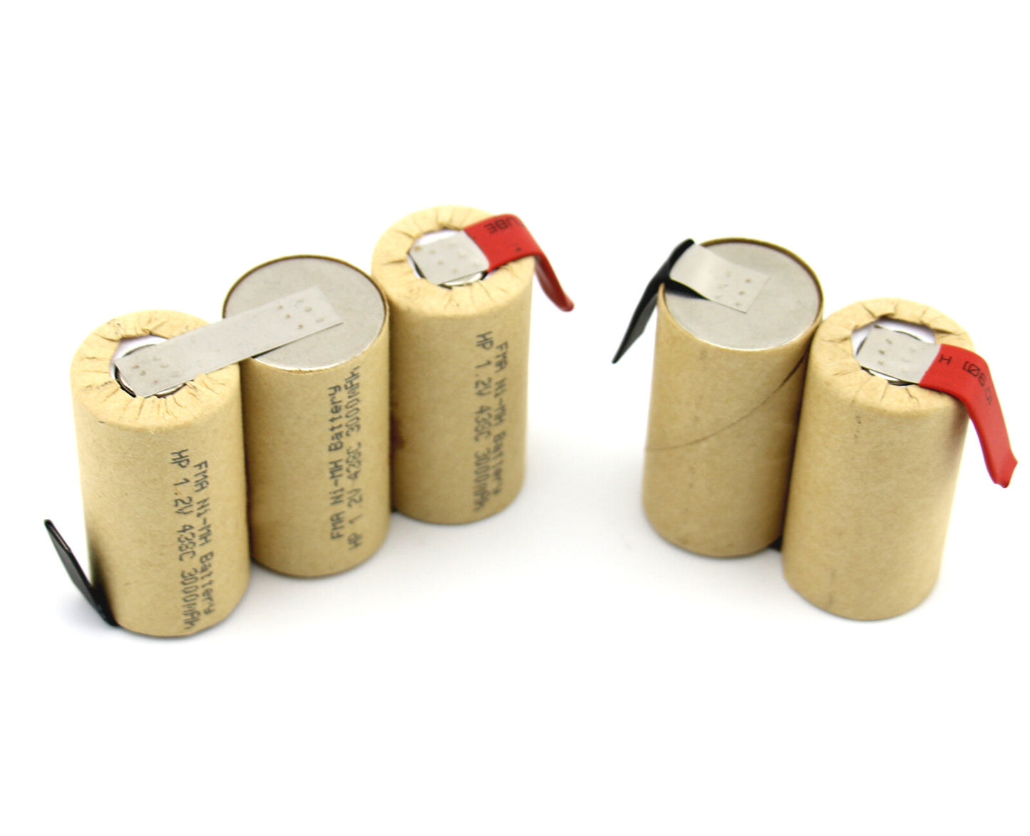 2.4V / 3.6V Ni-MH/Ni-Cd SC Cell Battery Pack DIY for Power Tools (Multiple Capacities)