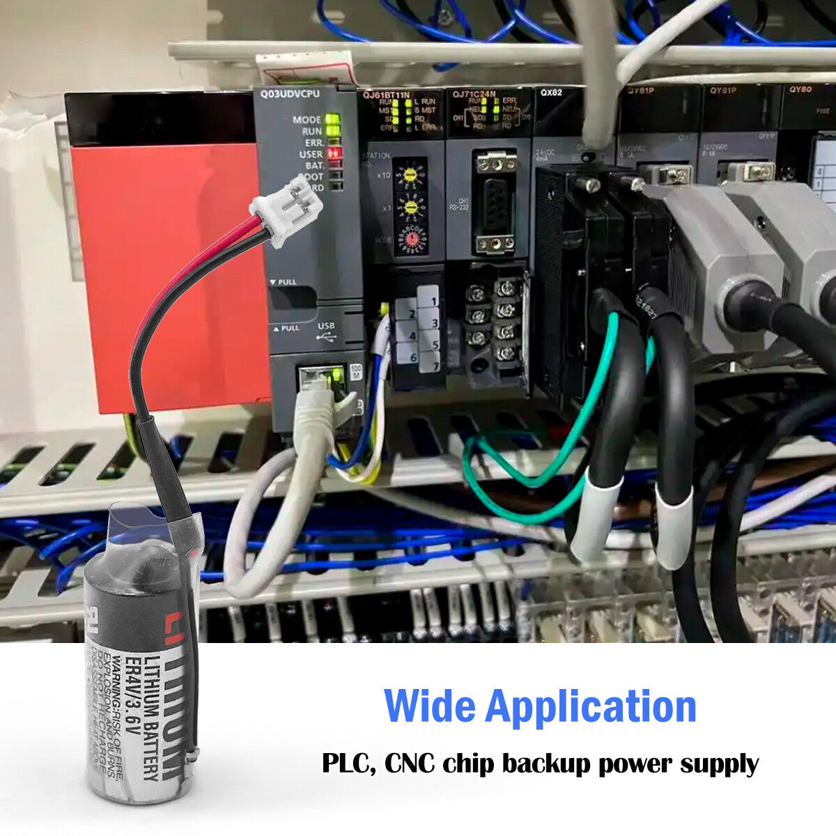 3.6V Primary Battery ER3V ER4V ER17330 ER6V ER17500 for PLC CNC Datachip Backup