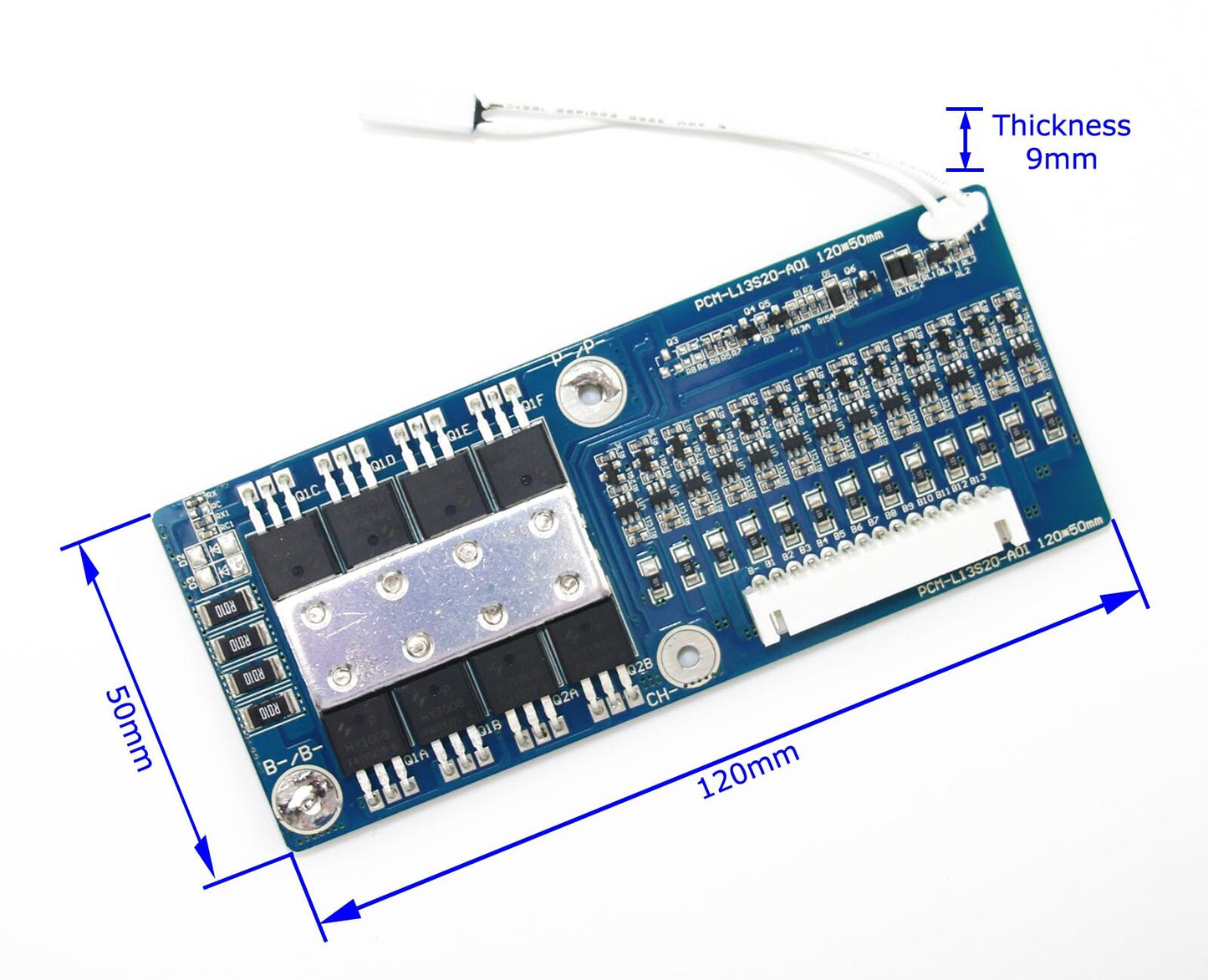 FMA 13S 46.8V 48V Li-ion Li-Po Battery Protect Circuit Management Board PCM BMS
