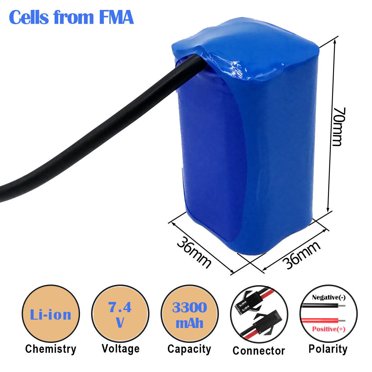 14.8V Li-ion Battery for Speaker Aibimy MY282BTS Vacuum Cleaner Robot Sweeper