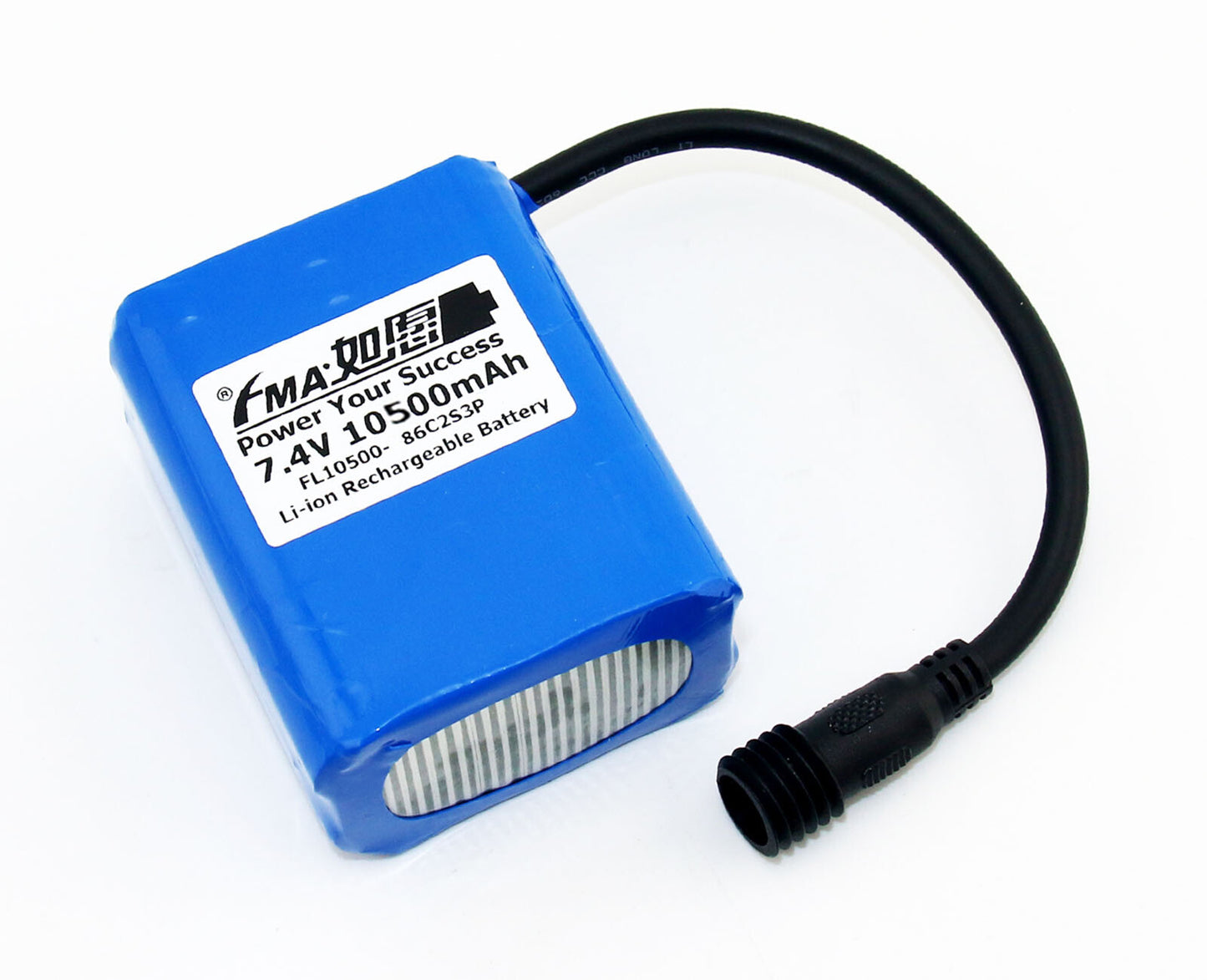 Protected 7.4V 9.9-10.5Ah Li-ion Battery for Bike Light Magic-shine Headlight