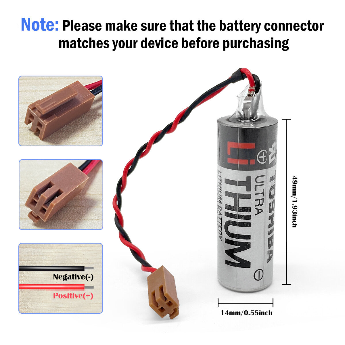 3.6V Primary Battery ER3V ER4V ER17330 ER6V ER17500 for PLC CNC Datachip Backup