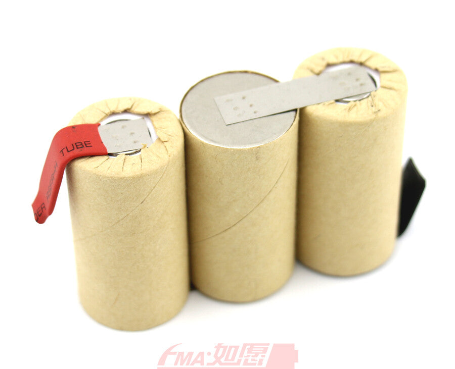 2.4V / 3.6V Ni-MH/Ni-Cd SC Cell Battery Pack DIY for Power Tools (Multiple Capacities)