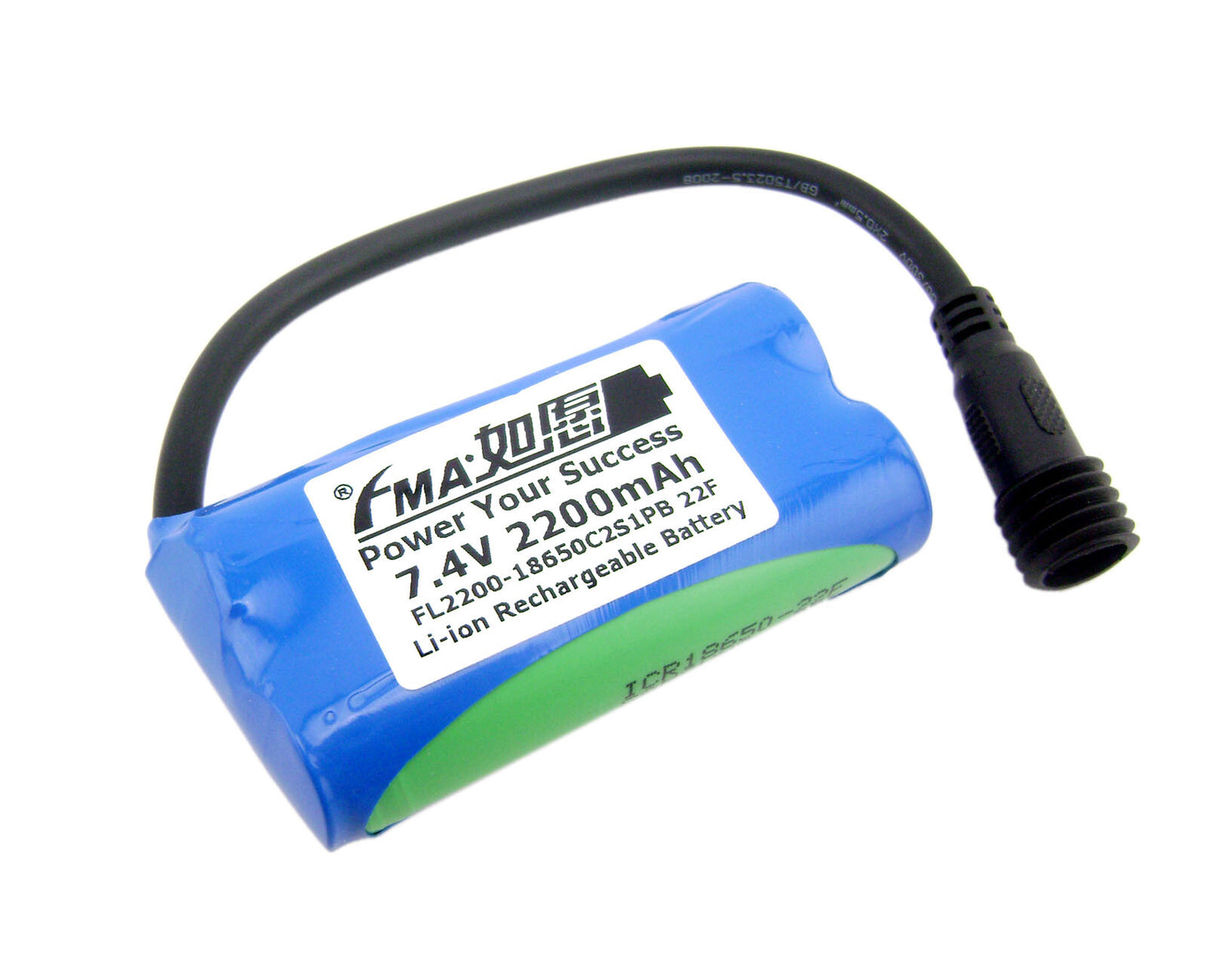 FMA Protected 7.4V 2.2-3.5AH Li-ion Battery for Magicshine Bike Light Headlight