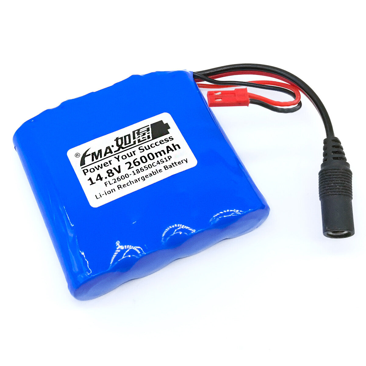 14.8V 2.2-3.5Ah Li-ion Battery for Mini Portable Cooler Box DC5521+SYP Connector FMA Cell 2.6Ah