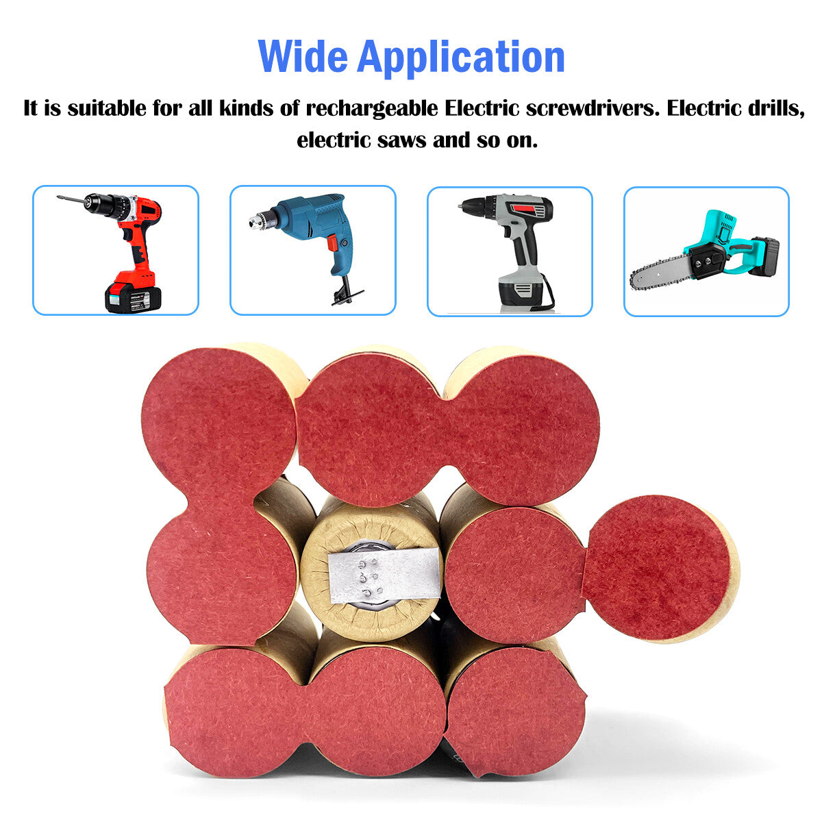 Ni-MH 4/5Sub SC 12V 1.2-2.2AH Battery for Power tools Drill Screwdriver