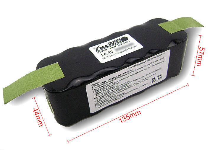 FMA 14.4V 1.2-3AH Ni-MH Battery for Romboo Electric Sweeper Vacuum Cleaner