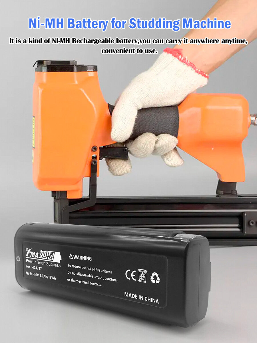 6V Ni-MH/Ni-Cd Rechargeable Battery for Paslode Impulse 404717 Nailer 900400 900420