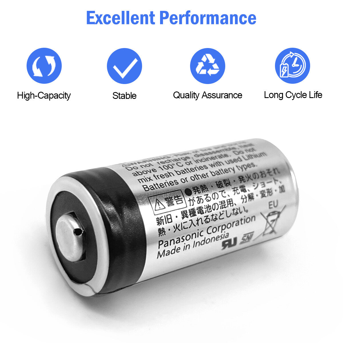3V Primary Lithium Battery CR2 / CR123A for Fuji Film Mini25 Camera & Electronics
