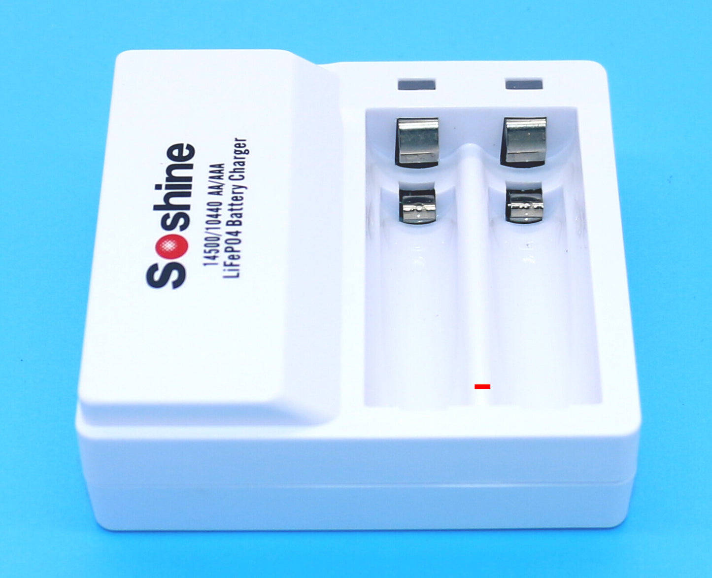LiFePO4 Smart Charger 3.65v 250mA-500mA for 1-2 Li-Fe 3.2v AA 14500 AAA 10440