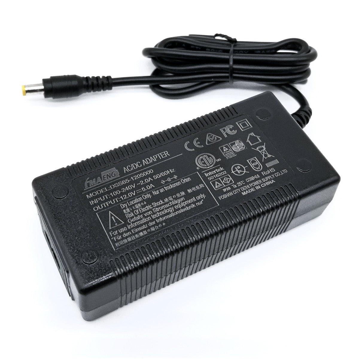 Security Audio Equipment LED Strip LCD display 12V 5A 60W Power Supply Adapter