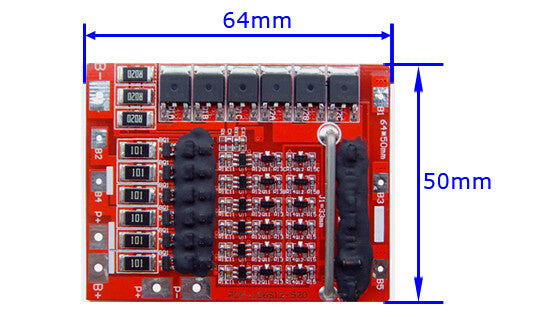 FMA 6S 21.6V 22.2V Li-ion Battery Protection Board BMS PCM 5A