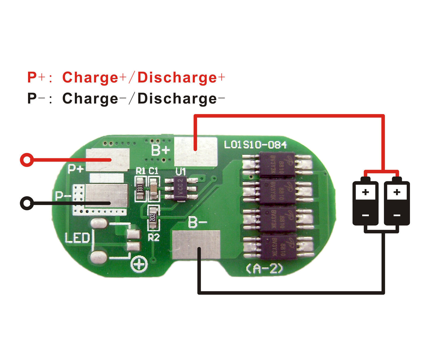 1S 3.6V 3.7V Li-ion Li-Po Battery Protection Circuit Board PCM BMS (Multiple Models Available)