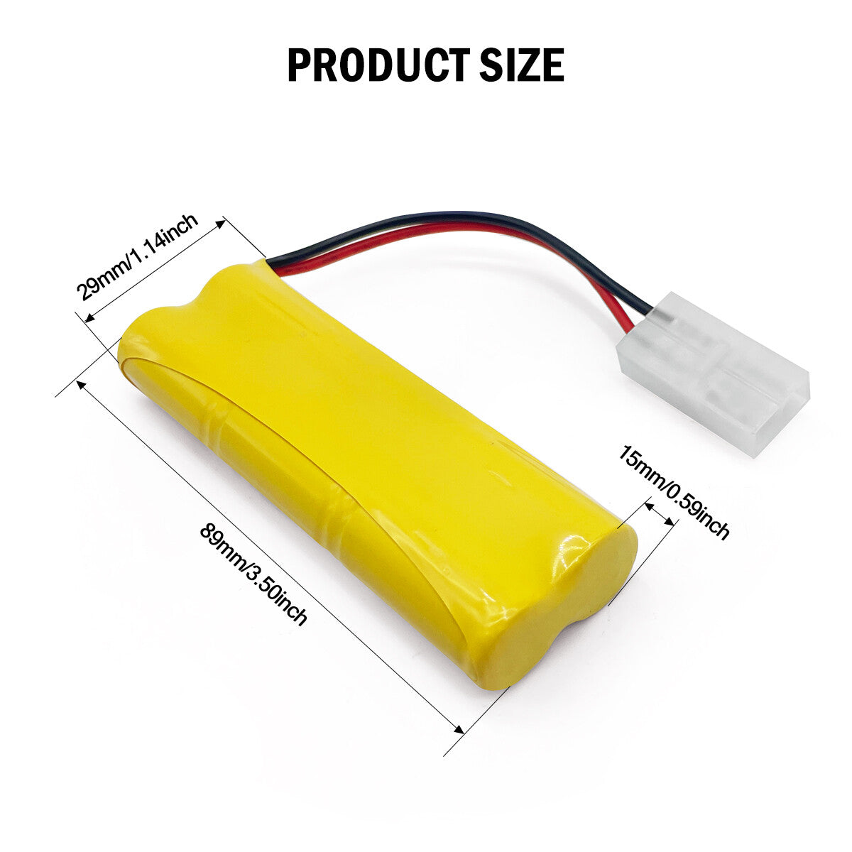 Ni-MH 7.2V 0.5-0.7Ah Battery for Accu Alarm Control Panel GETRONIC GT2200