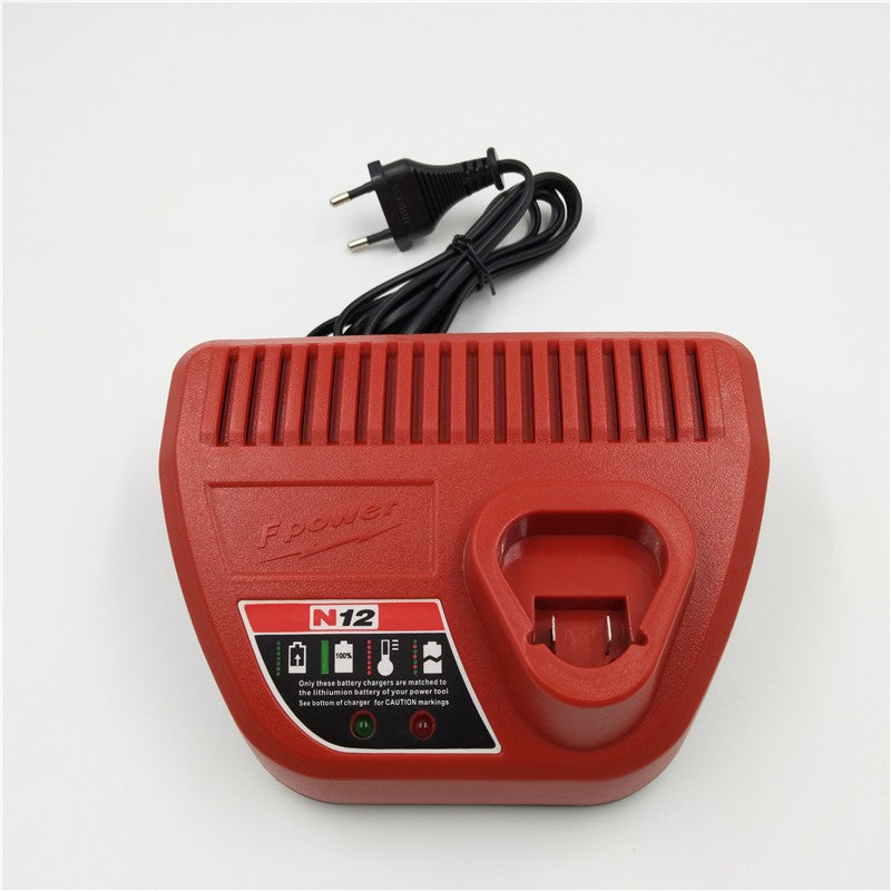 Power Tools Charger for Milwaukee M12 10.8V 11.1V Li-ion Battery DC 12V 12.6V 3A