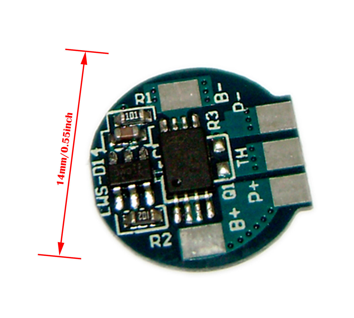 FMA 1S 3.6V 3.7V Li-ion Battery Protection Board BMS PCM 2A (10pcs)
