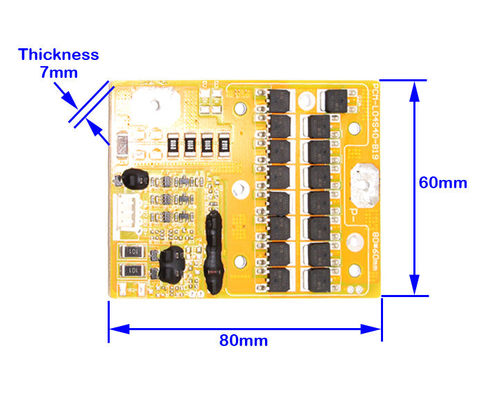 FMA 3S 10.8V 11.1V Li-ion Li-Po Battery Protection Board BMS PCM 4A