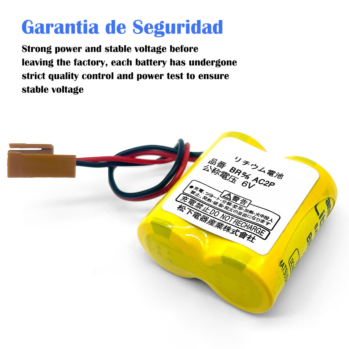 PLC Backup Power 6V Primary Battery BR2/3 AC2P BR-AGCF2W BR-2/3AGCT4A BR-CCF2TH