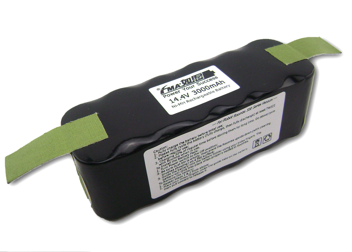 FMA 14.4V 1.2-3AH Ni-MH Battery for Romboo Electric Sweeper Vacuum Cleaner
