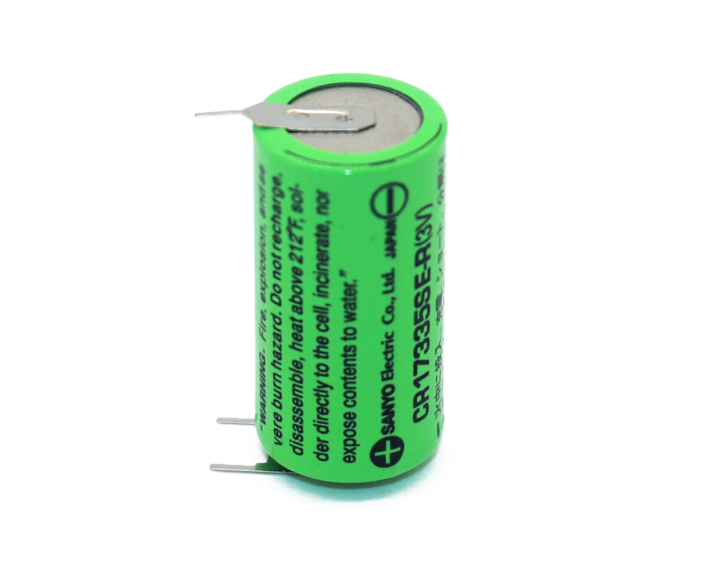 3V Primary Lithium Battery CR17335 (Multiple PIN Configurations) for PLC CNC Chip Data Backup
