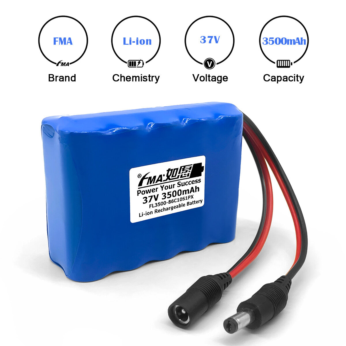36V 37V 2.6-3.5Ah Li-ion Battery for Portable Testing Device Medical Equipment