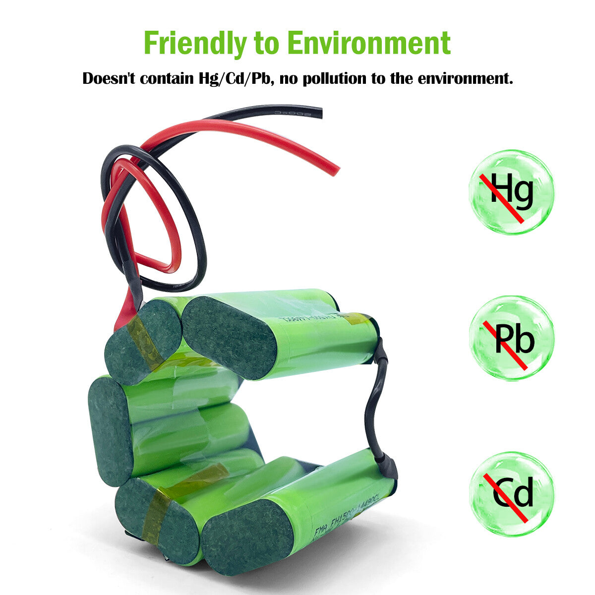 Vacuum Sweeper Cleaner Dust Catcher 12V 1200-2000mAh Ni-MH Rechargeable Battery