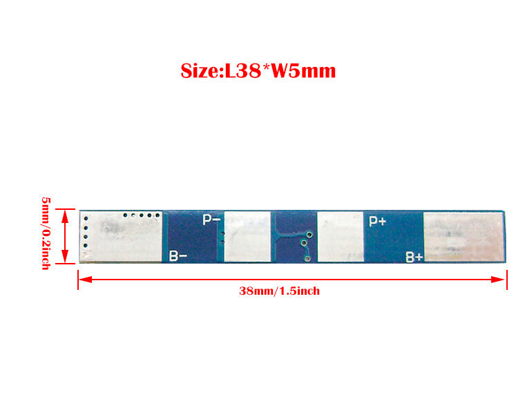 FMA 1S 3.6V 3.7V Li-ion Battery Protection Board BMS PCM 2A (10pcs)