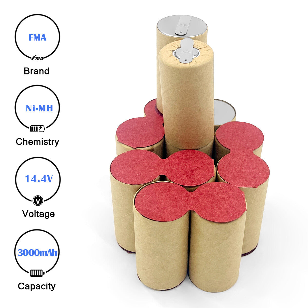 Sweeping Cleaning Robot Machine Vacuum Cleaner 14.4V 1.2-3Ah Ni-MH Battery