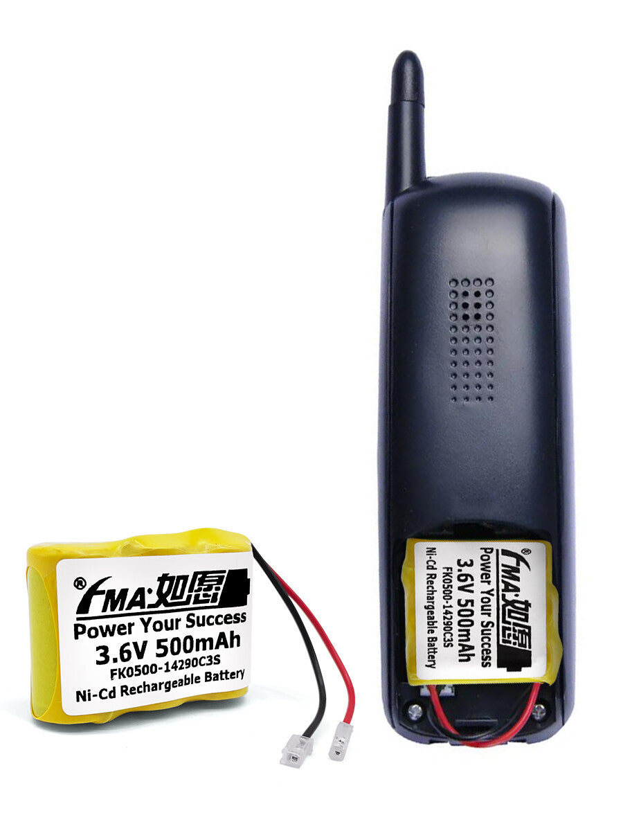 FMA Cordless phone Elton FR300 FRX3 Emergency Radio 3.6V Ni-MH Ni-Cd 500-700mAh Rechargeable Battery