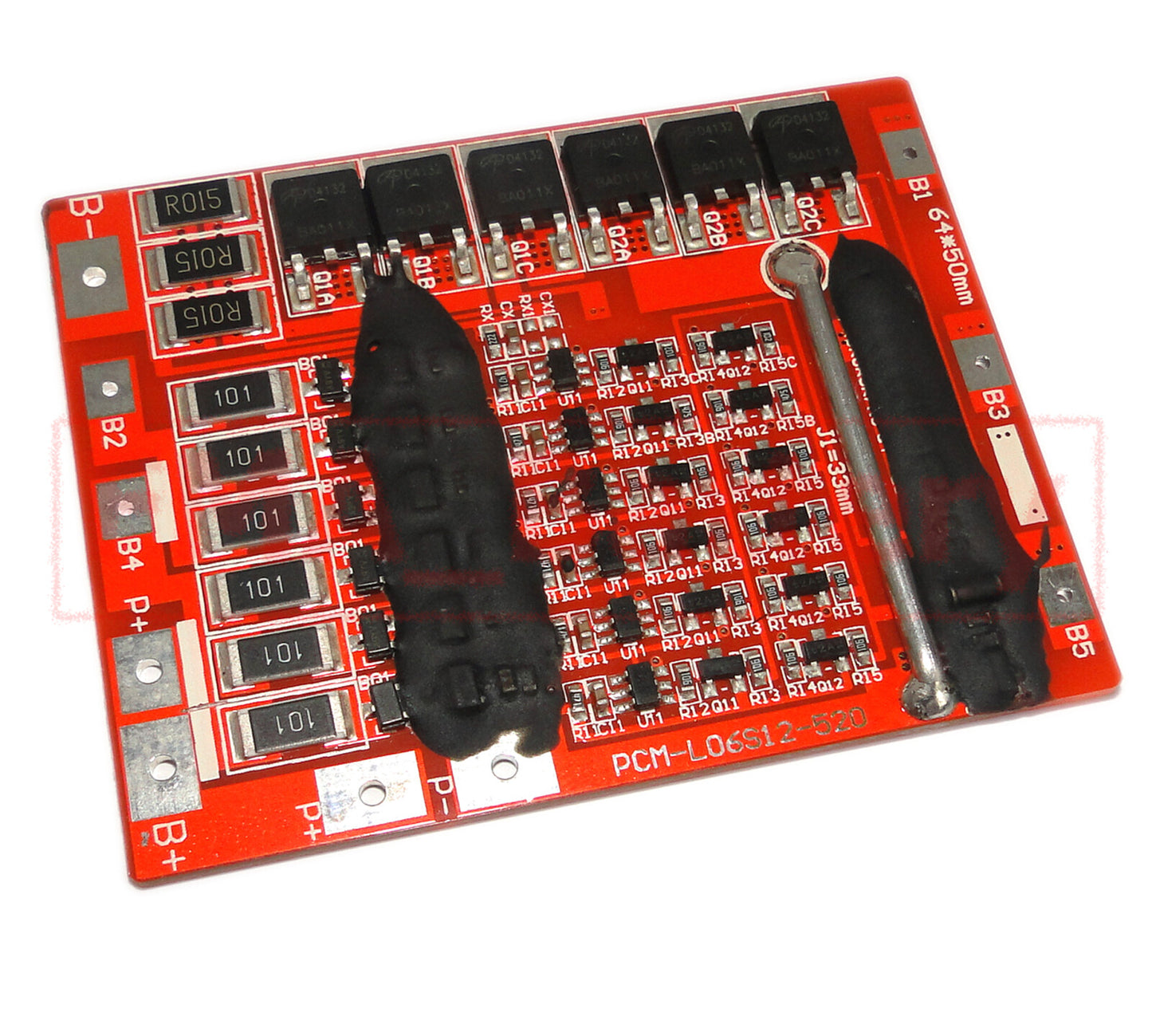 FMA 6S 21.6V 22.2V Li-ion Battery Protection Board BMS PCM 5A